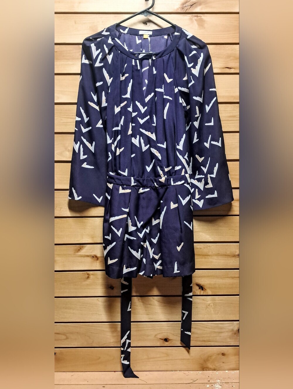 Anthropologie Leifsdottir Purple Scattered Wings Romper Size 4